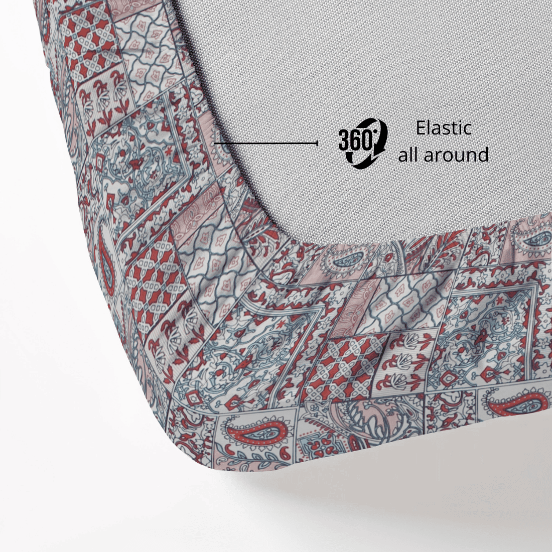 Elastic All Around  Fitted Bedsheet 