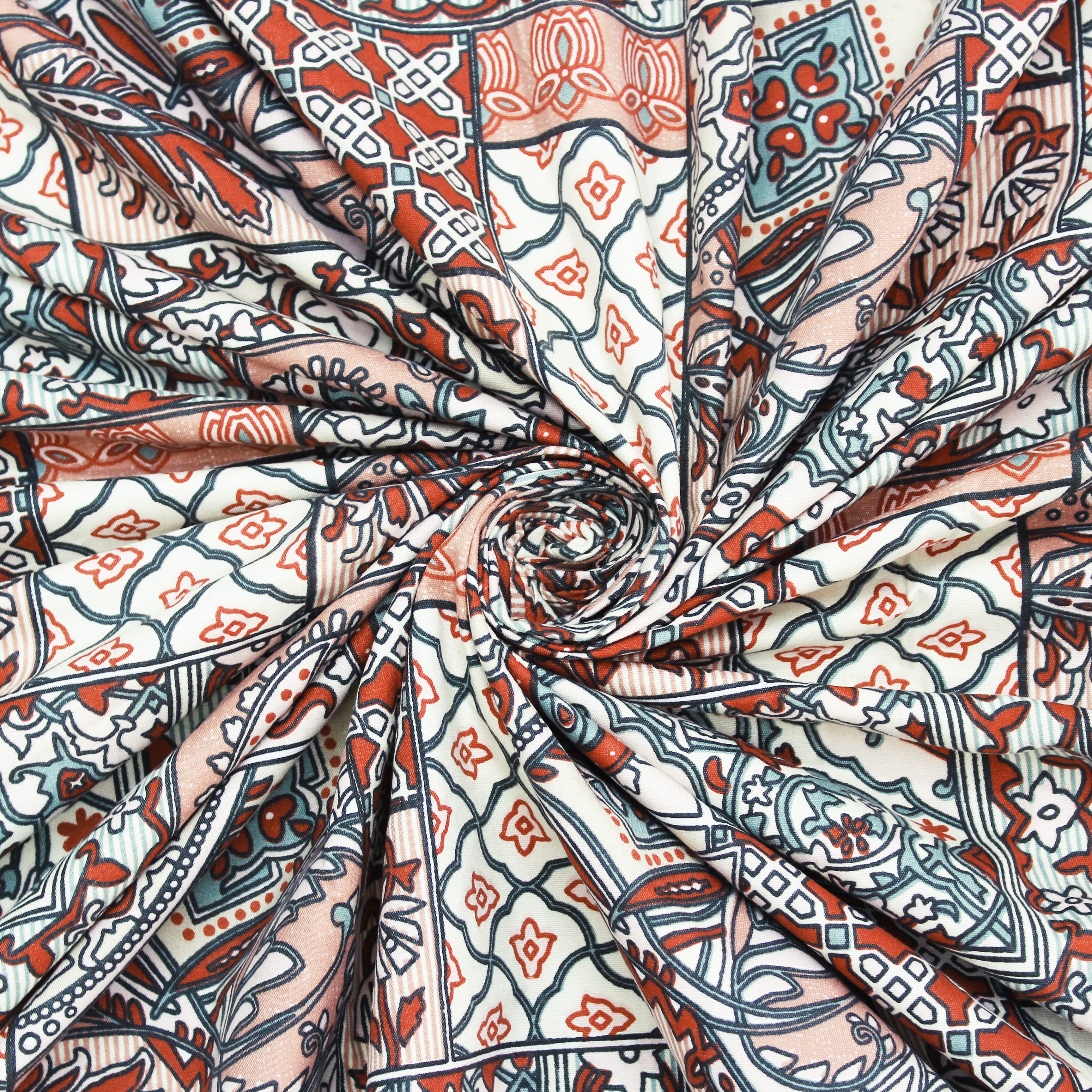 Floral 210 TC Fitted bedsheet 