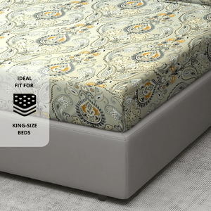 Multicolor Floral Flat Bedsheet 