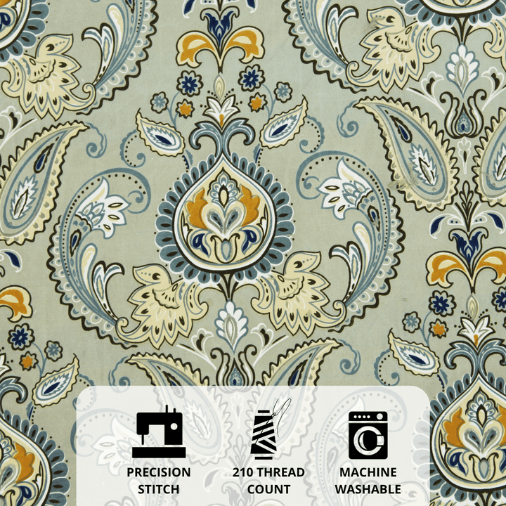 Full View Multicolor Floral Flat Bedsheet