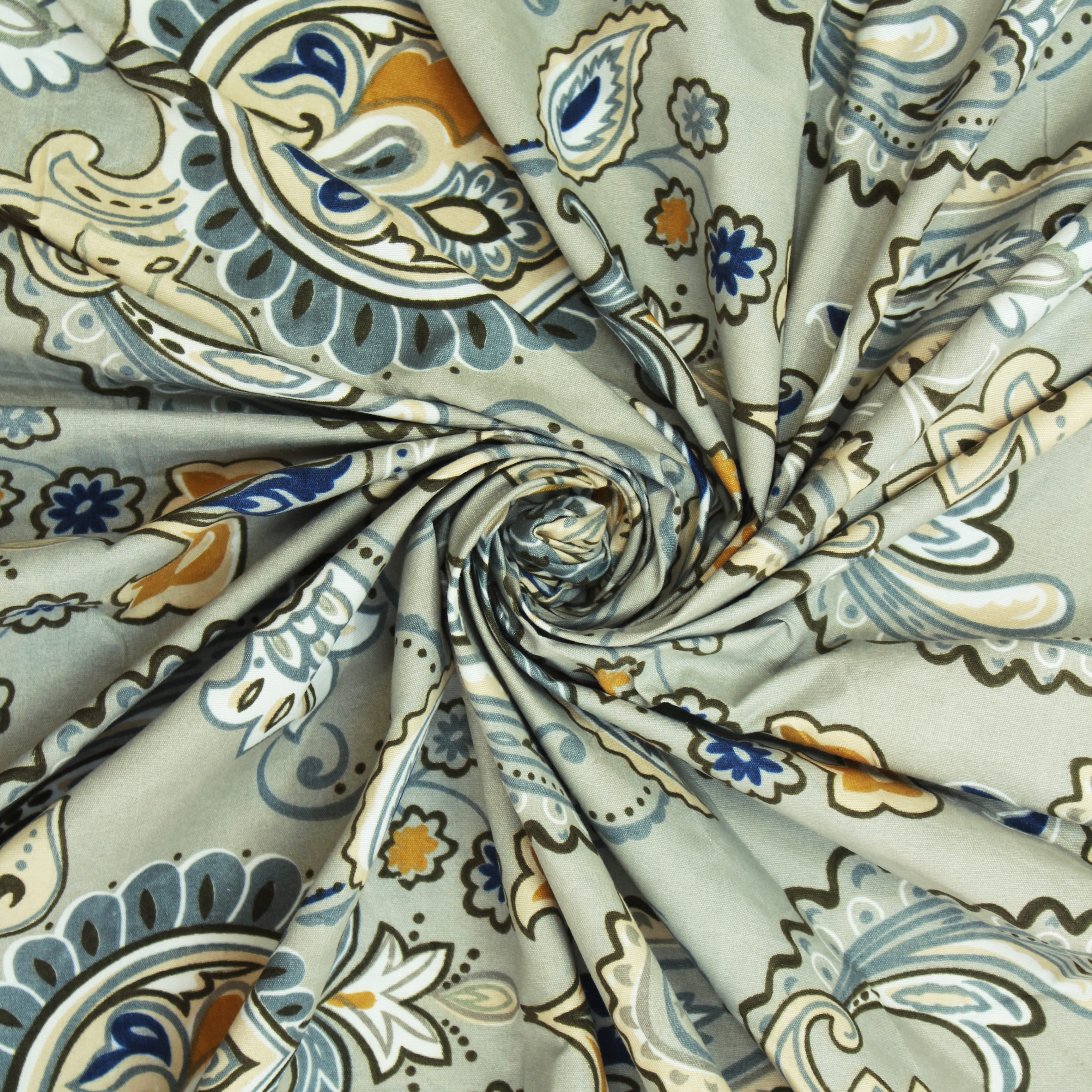 Floral 210 TC Fitted Bedsheet 