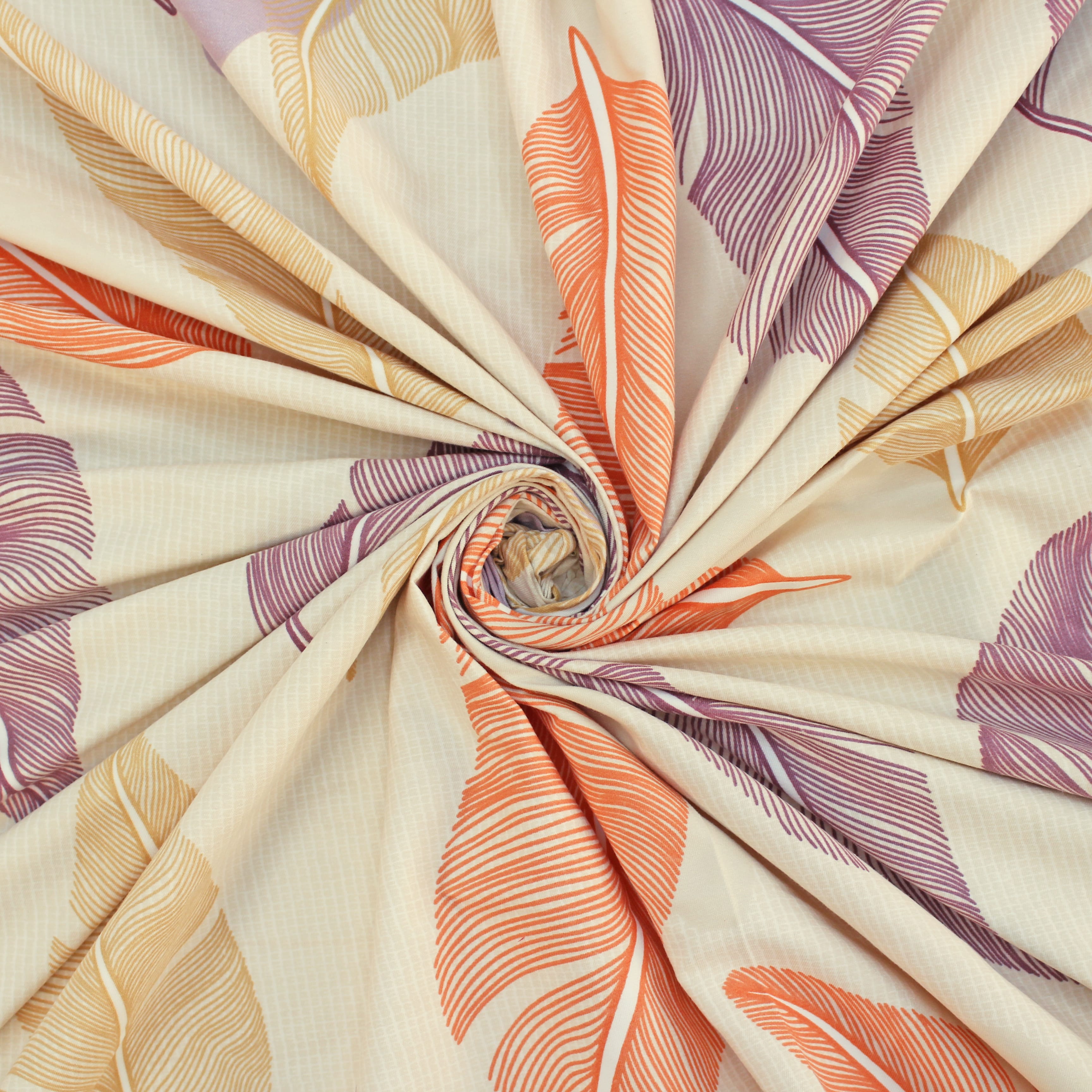 Floral 210 TC Fitted bedsheet