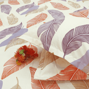 Soft Cotton Floral Bedsheet – 210 TC Flat Set with  Pillow Covers