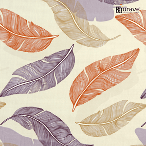 Close up Printed Floral Design 