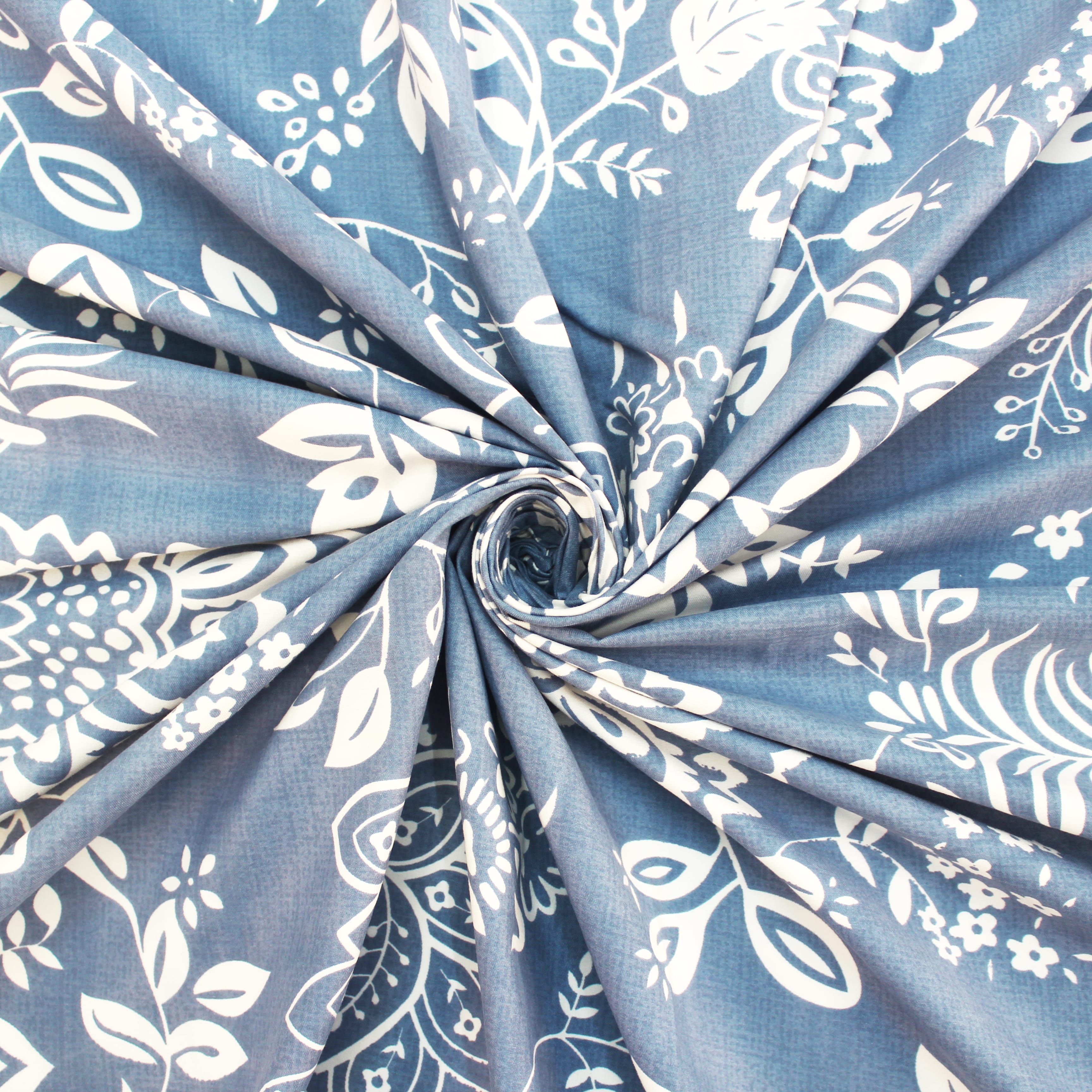Floral 210 TC Fitted bedsheet 