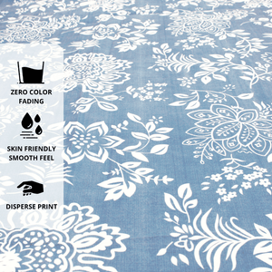 Full View Floral 210 TC Fitted bedsheet Design 
