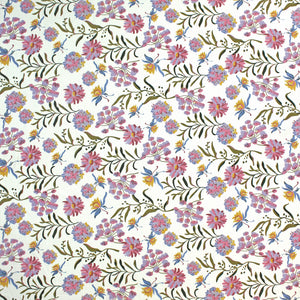 Floral 210 TC Fitted bedsheet Design 