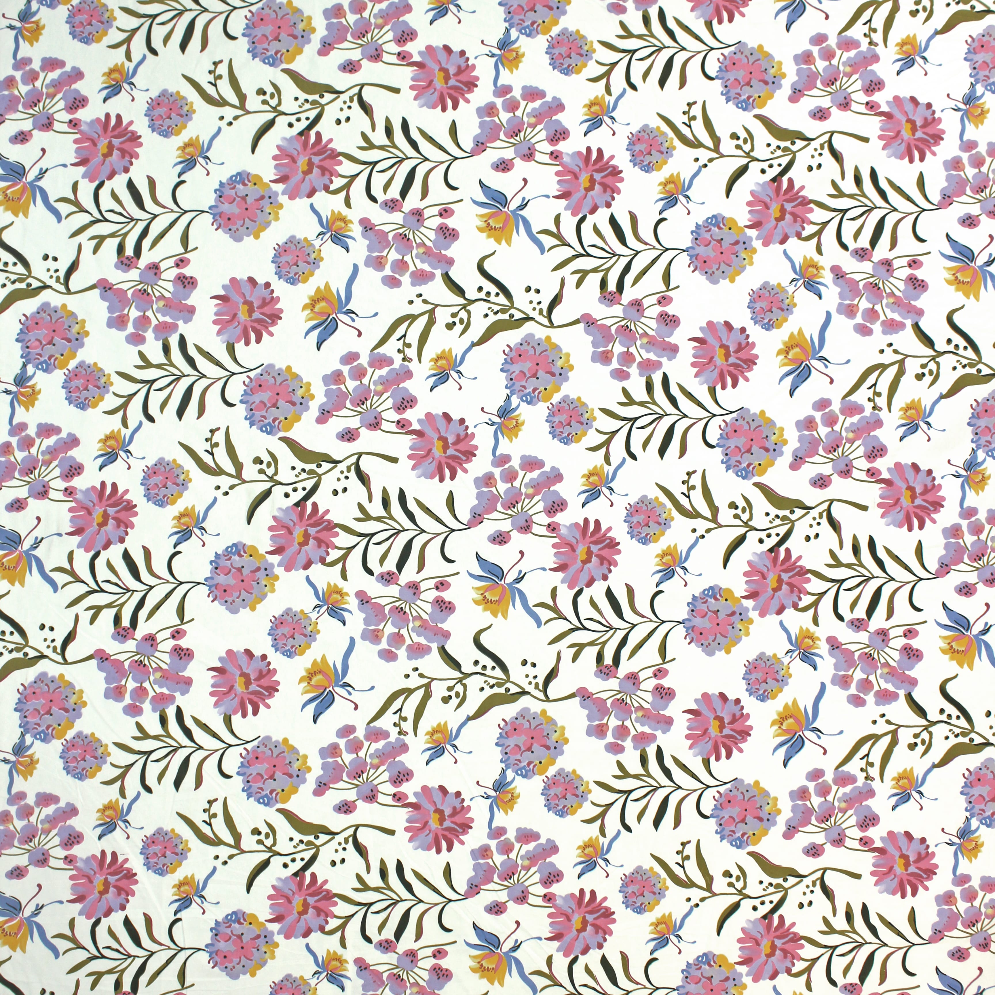 Floral 210 TC Fitted bedsheet Design 