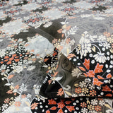 Floral 210 TC Fitted bedsheet with Pillow Covers - Multicolor