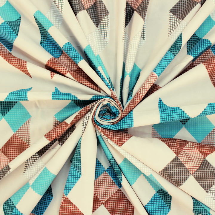 Geometrical Fitted Bedsheet in a circular pattern