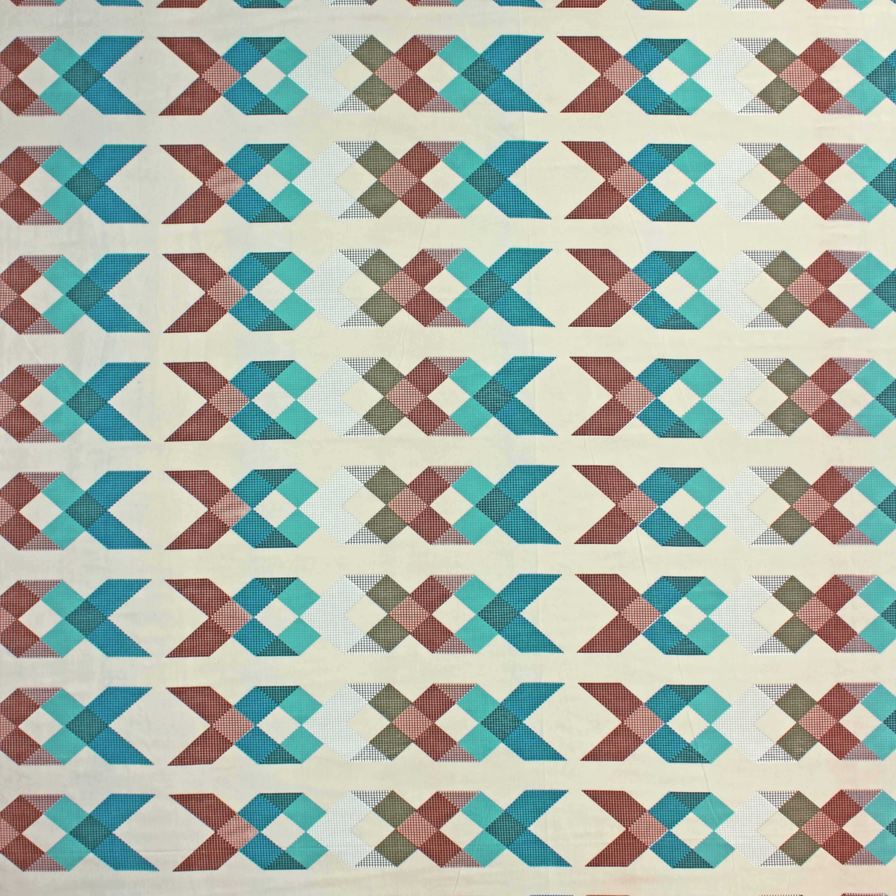 Close-up Geometrical Fitted Bedsheet