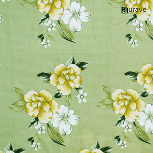Close up View Printed Floral Design 