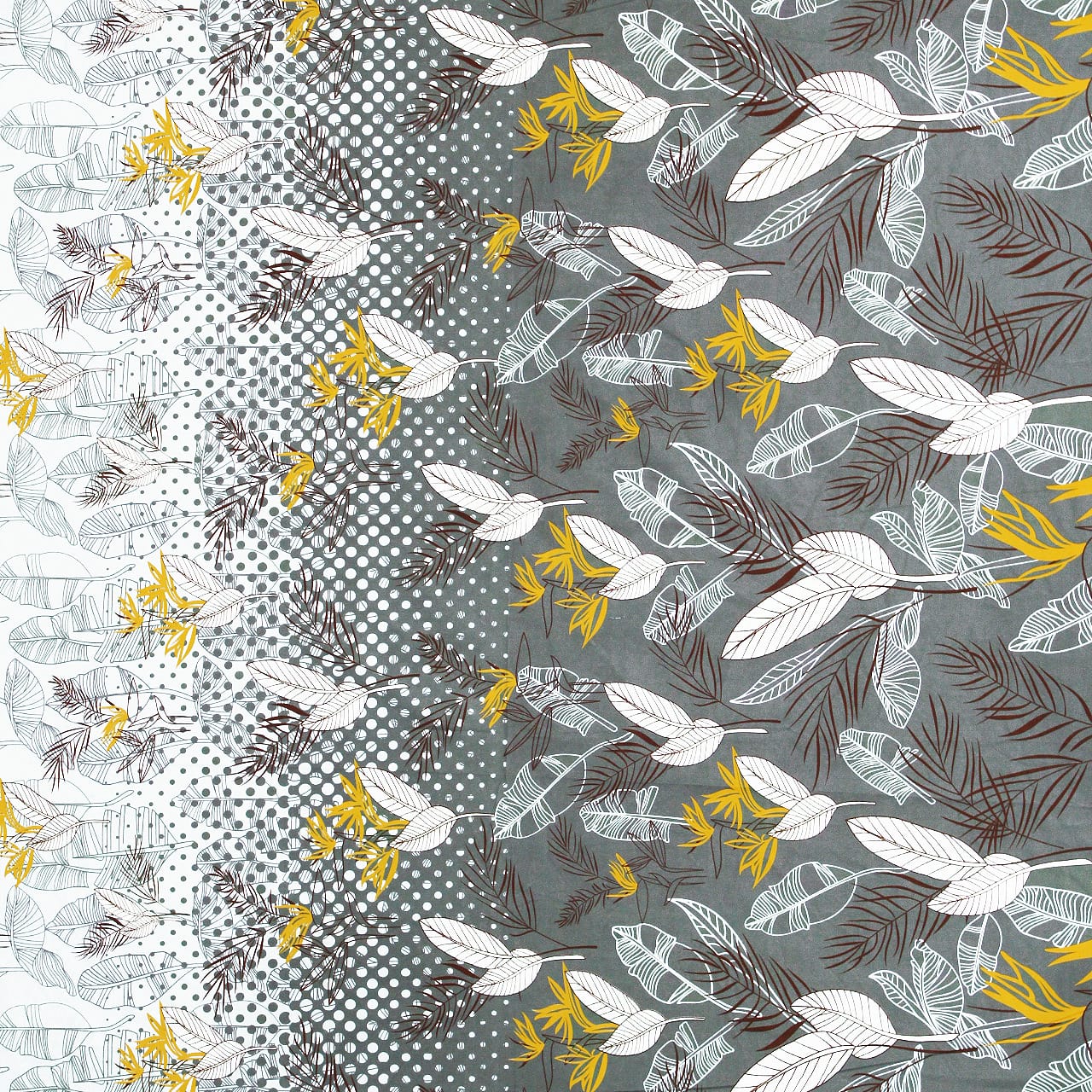 Best Grey Microfiber Reversible AC Dohar Blanket In Abstract Print