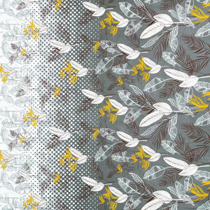 Best Grey Microfiber Reversible AC Dohar Blanket In Abstract Print