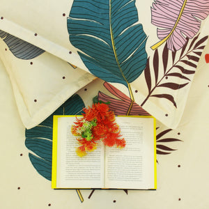 Floral Bedsheet Closeup