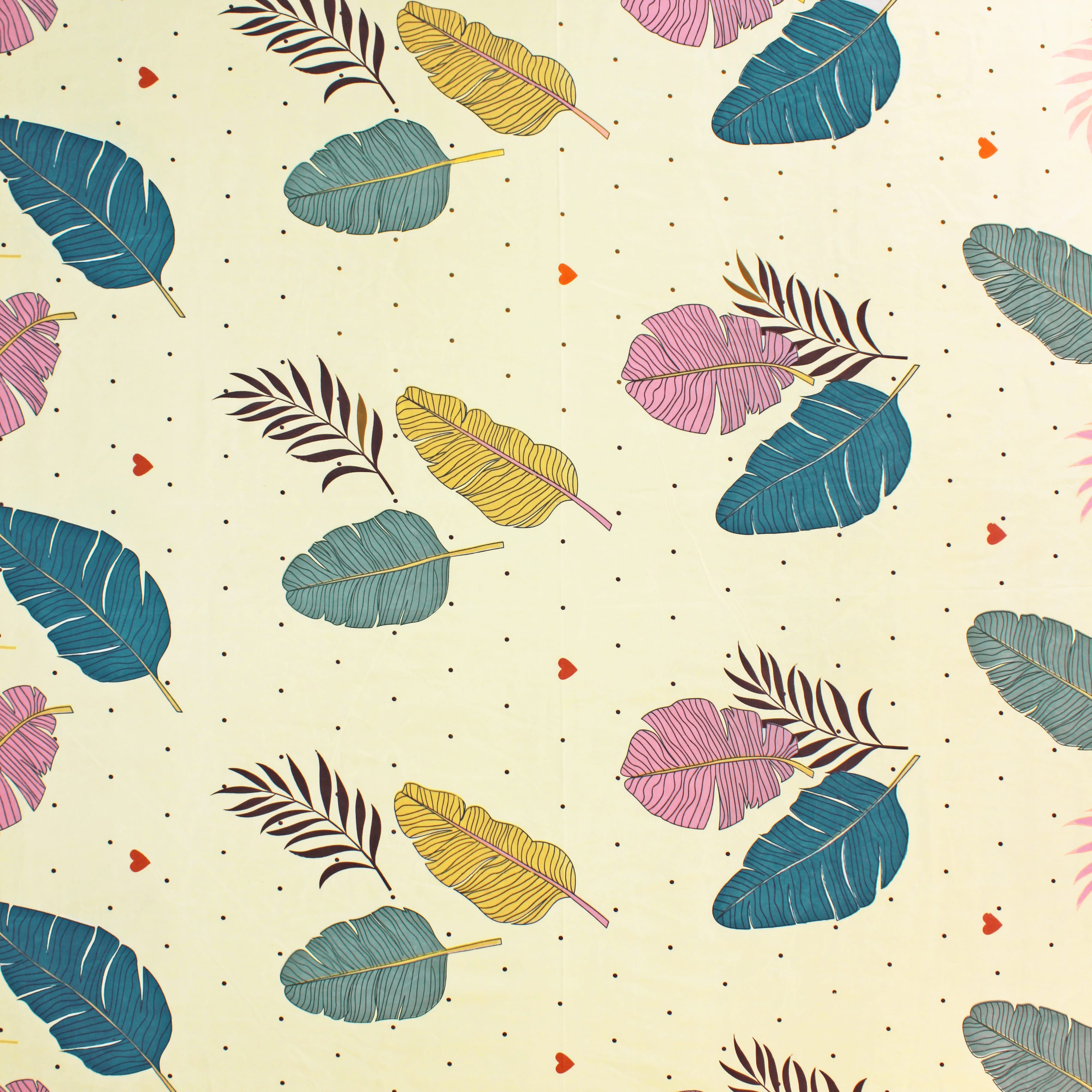floral cotton bedsheet design