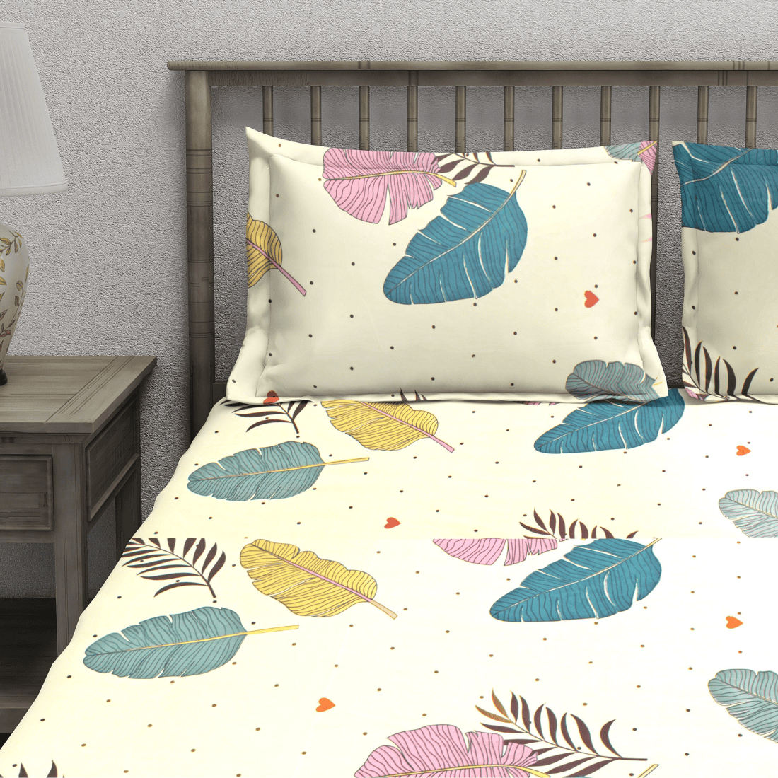 Floral Cotton fitted bedsheet set  View 