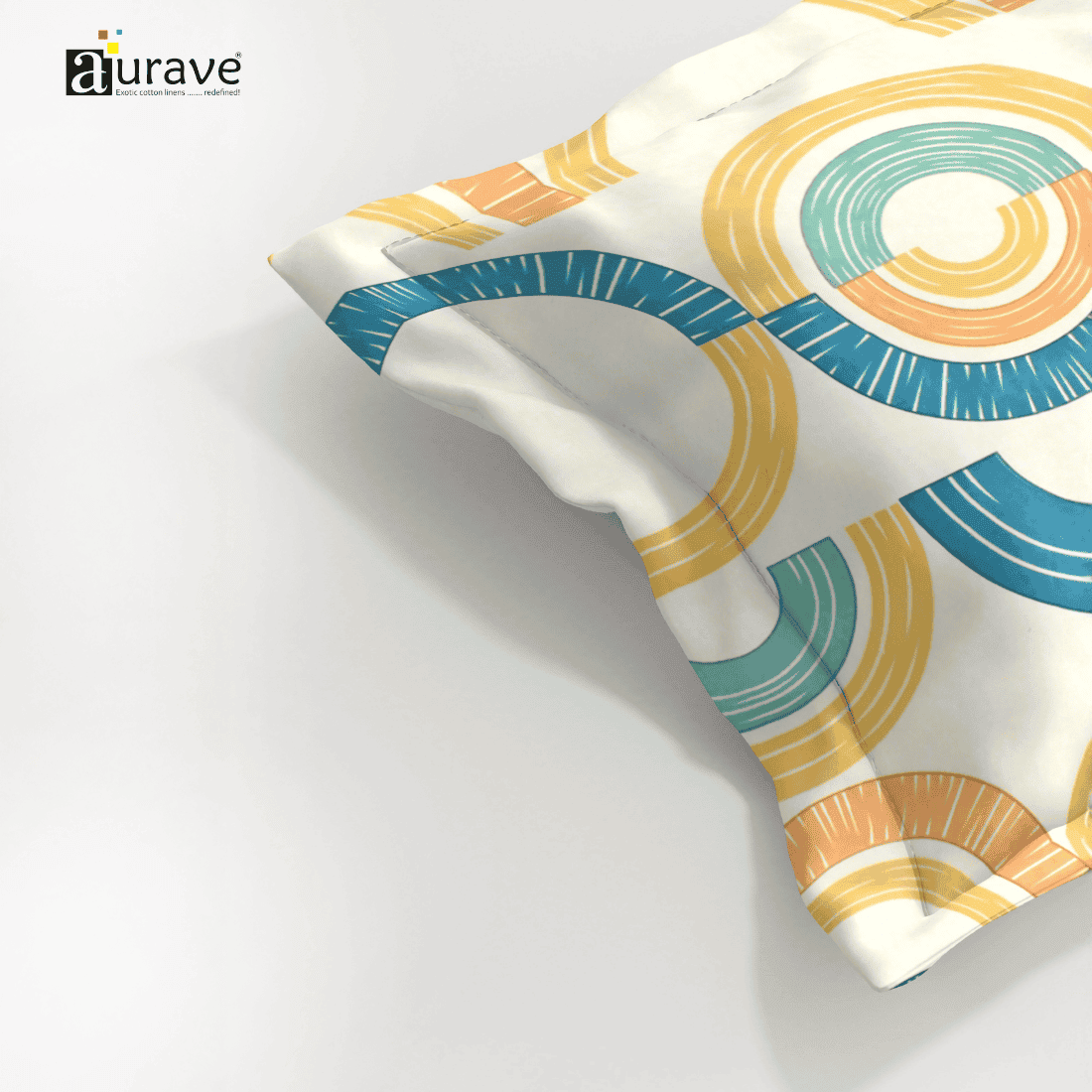 Printed Floral Pillow Cover - Multicolor