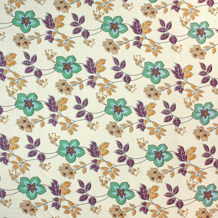floral cotton bedsheet full-view
