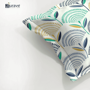 Printed Floral  Pillow Cover - Multicolor