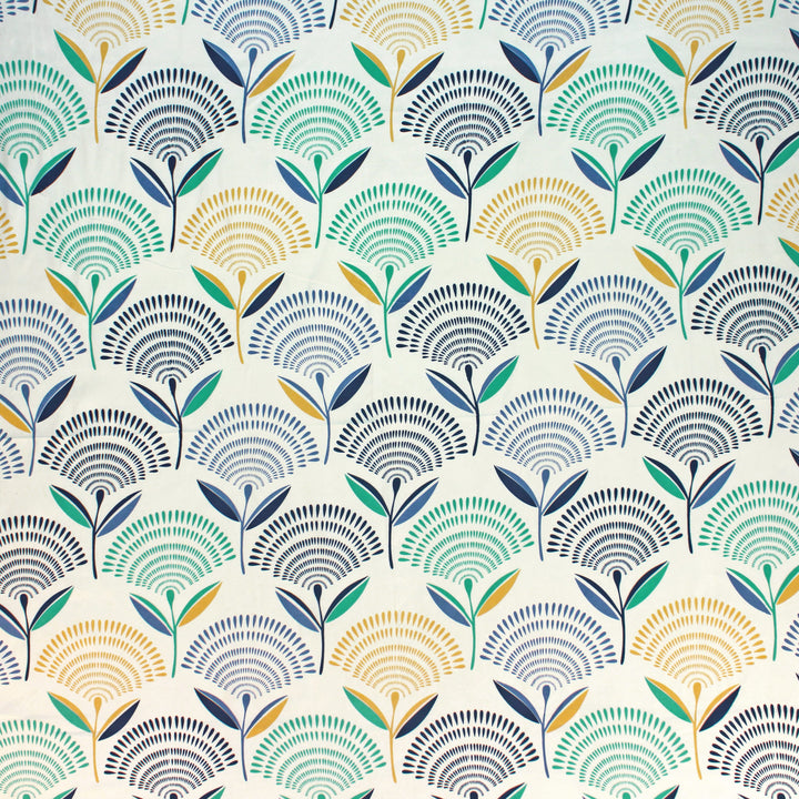 Floral multicolor bedsheet design