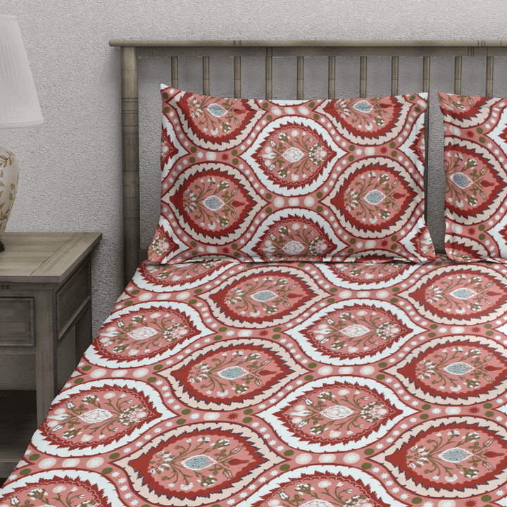 bedsheet and pillow cover matching colour