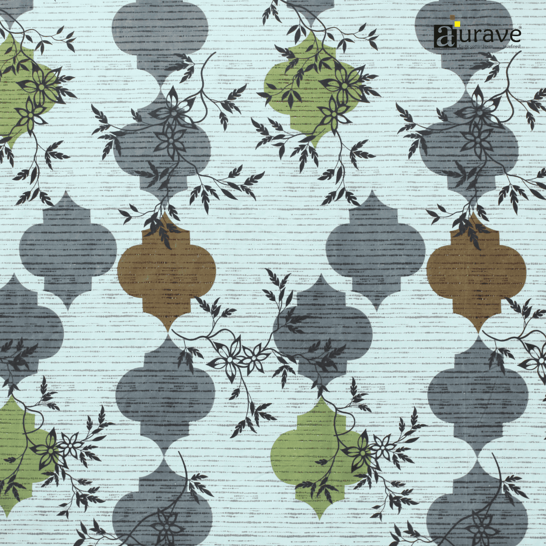 Full View Printed Floral Design 