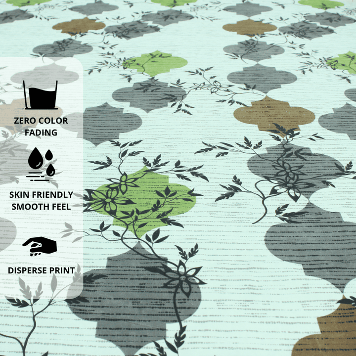 geometric multicolor bedsheet design