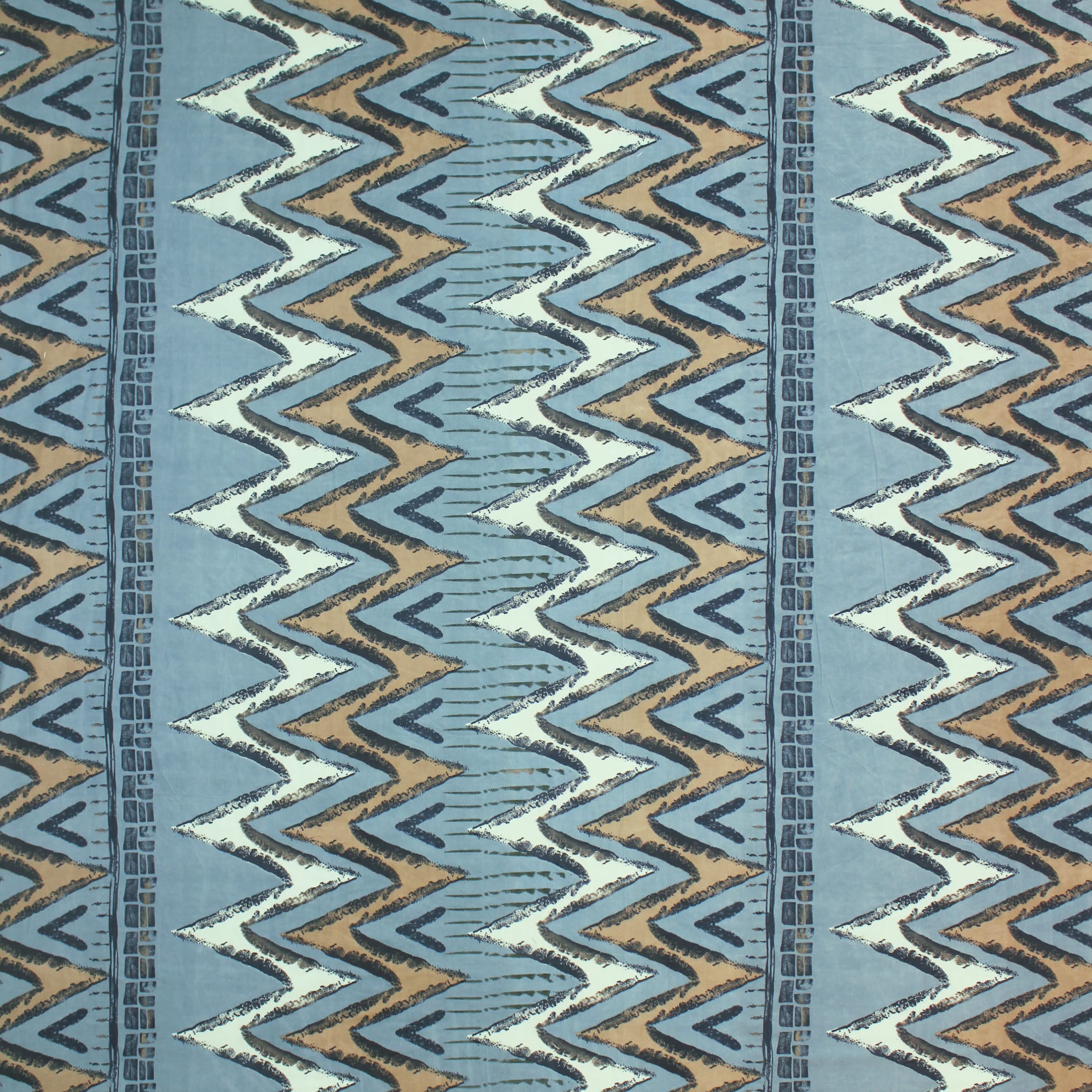 Abstract cotton fabric with design 