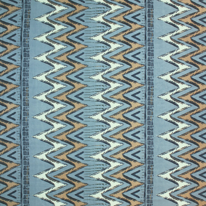 Abstract cotton fabric with design 