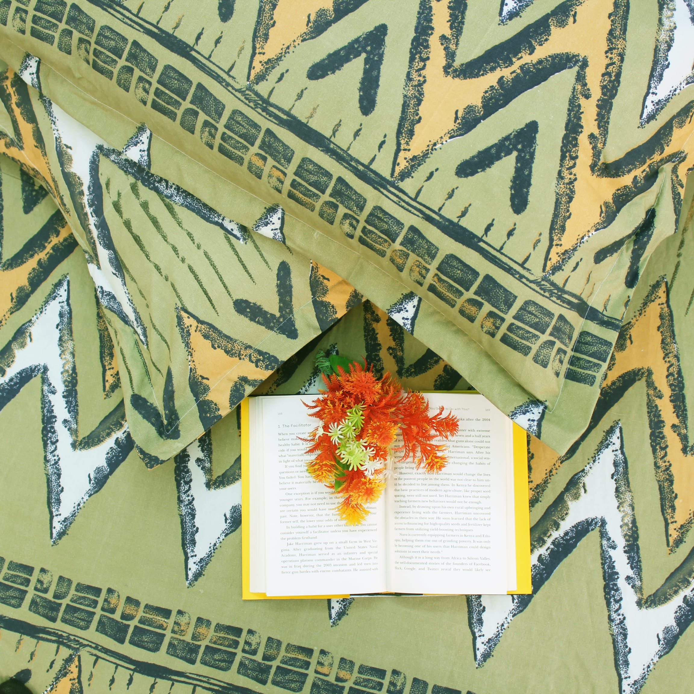 Cotton blend double bedsheet