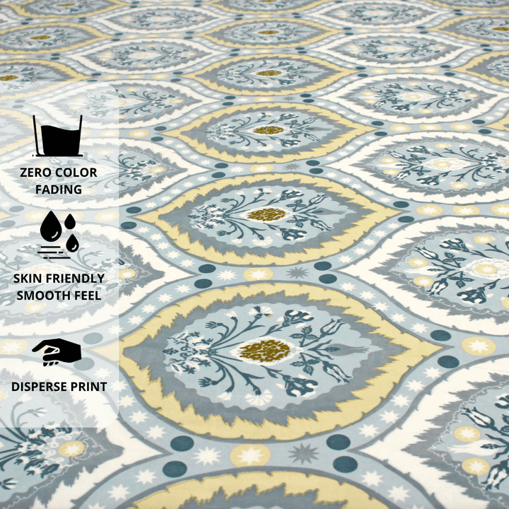 Cotton blend double bedsheet