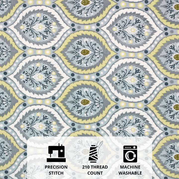 Printed cotton blend bedsheet