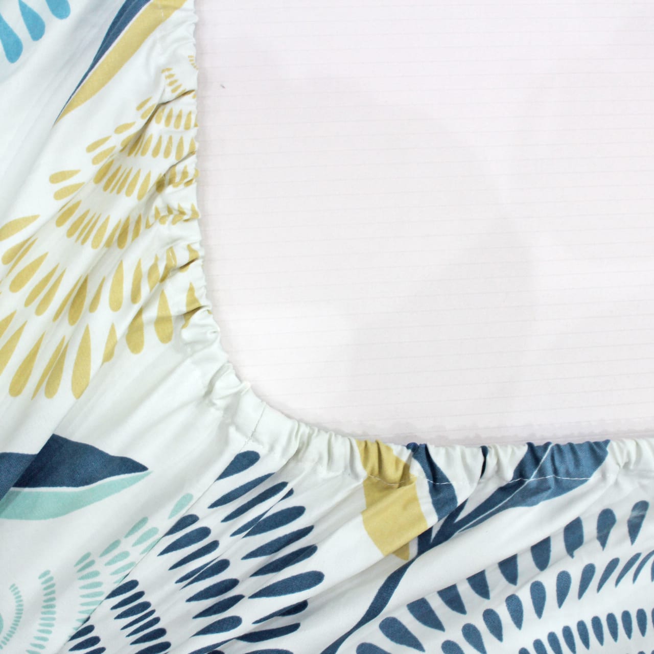 Soft Cotton Print 300 TC Fitted Bedsheet In Multicolor At Best Prices