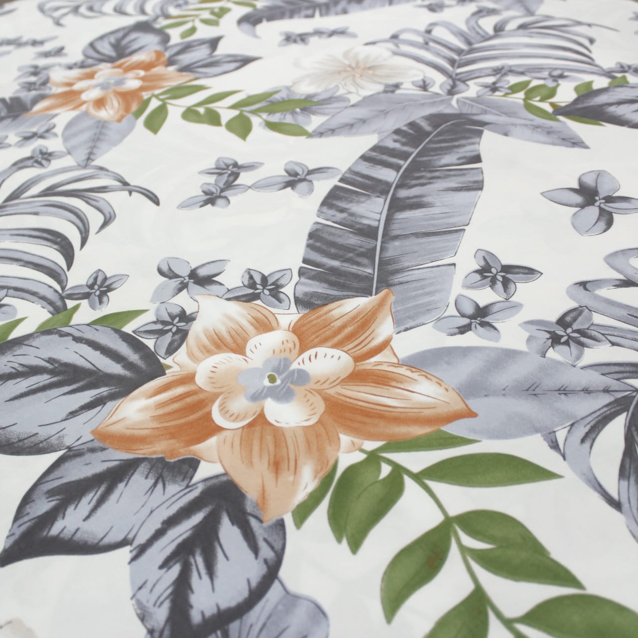 Floral Cotton Fitted Bedsheet(300 TC) -Multicolor online in India