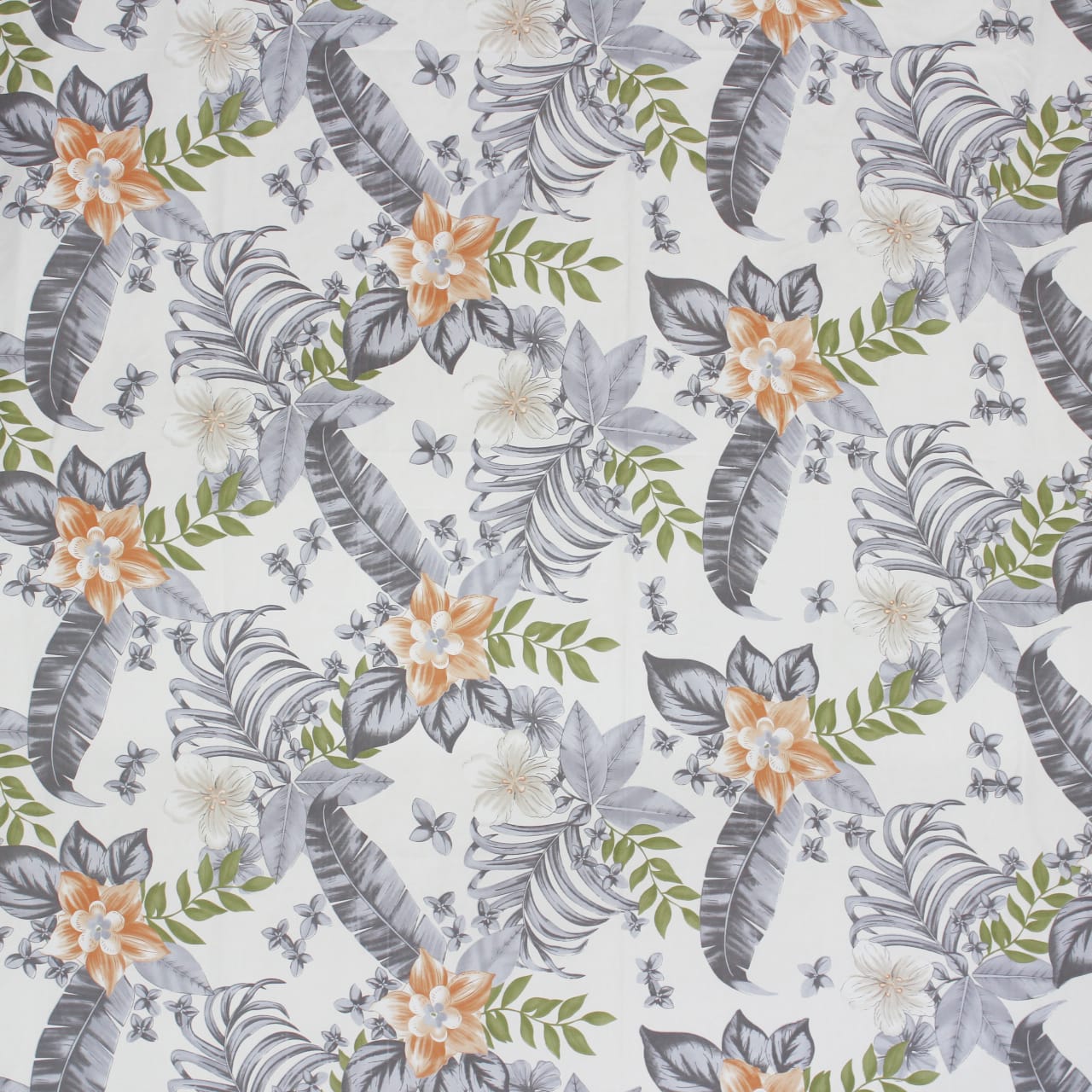 Floral Cotton Flat Bedsheet(300 TC) -Multicolor online in India
