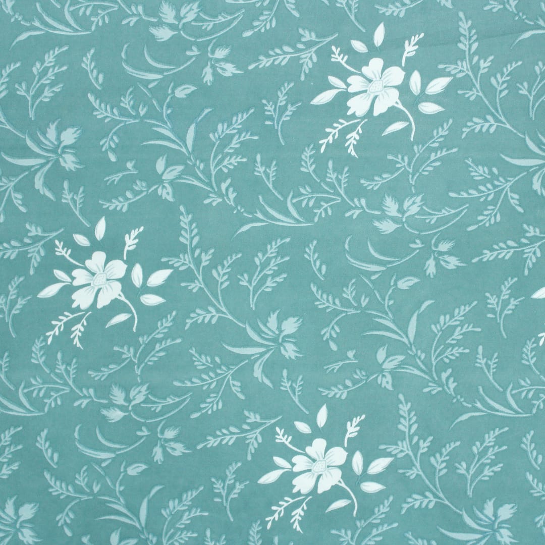 Floral Cotton Fitted Bedsheet(300 TC) -Multicolor online in India