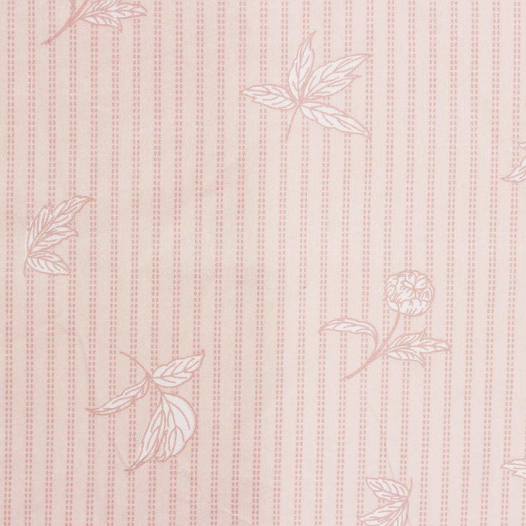 Soft Cotton Print 300 TC Fitted Bedsheet In Multicolor At Best Prices