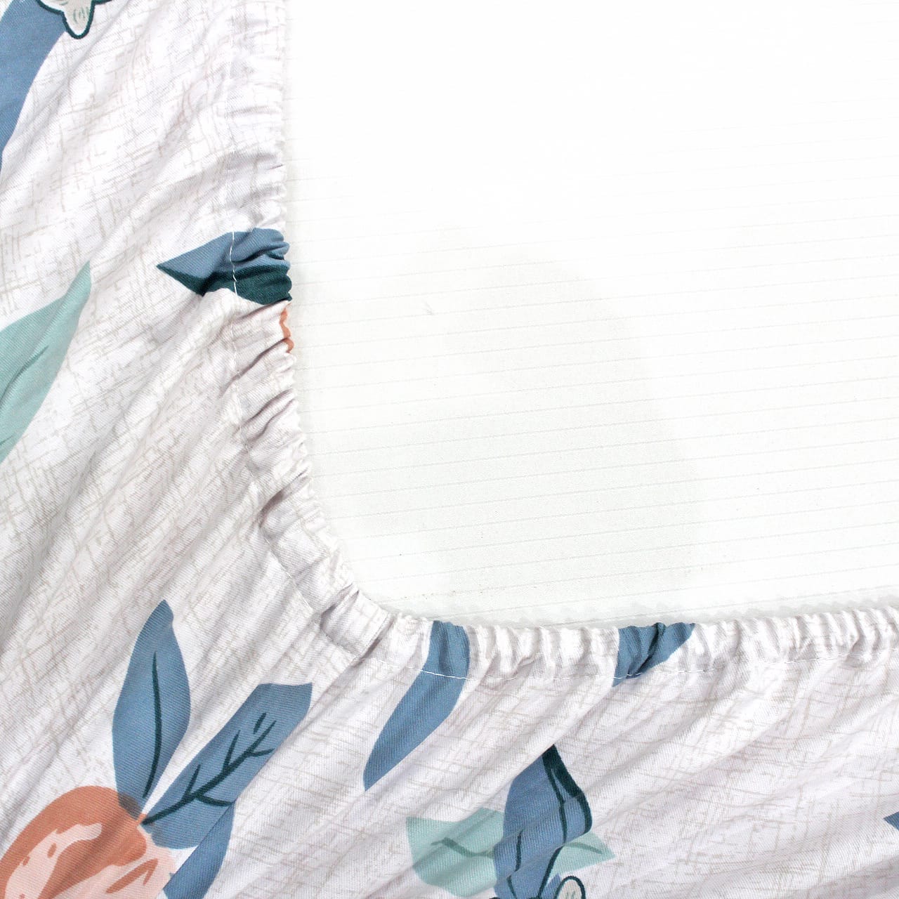 Floral Cotton Flat Bedsheet(300 TC) -Multicolor online in India