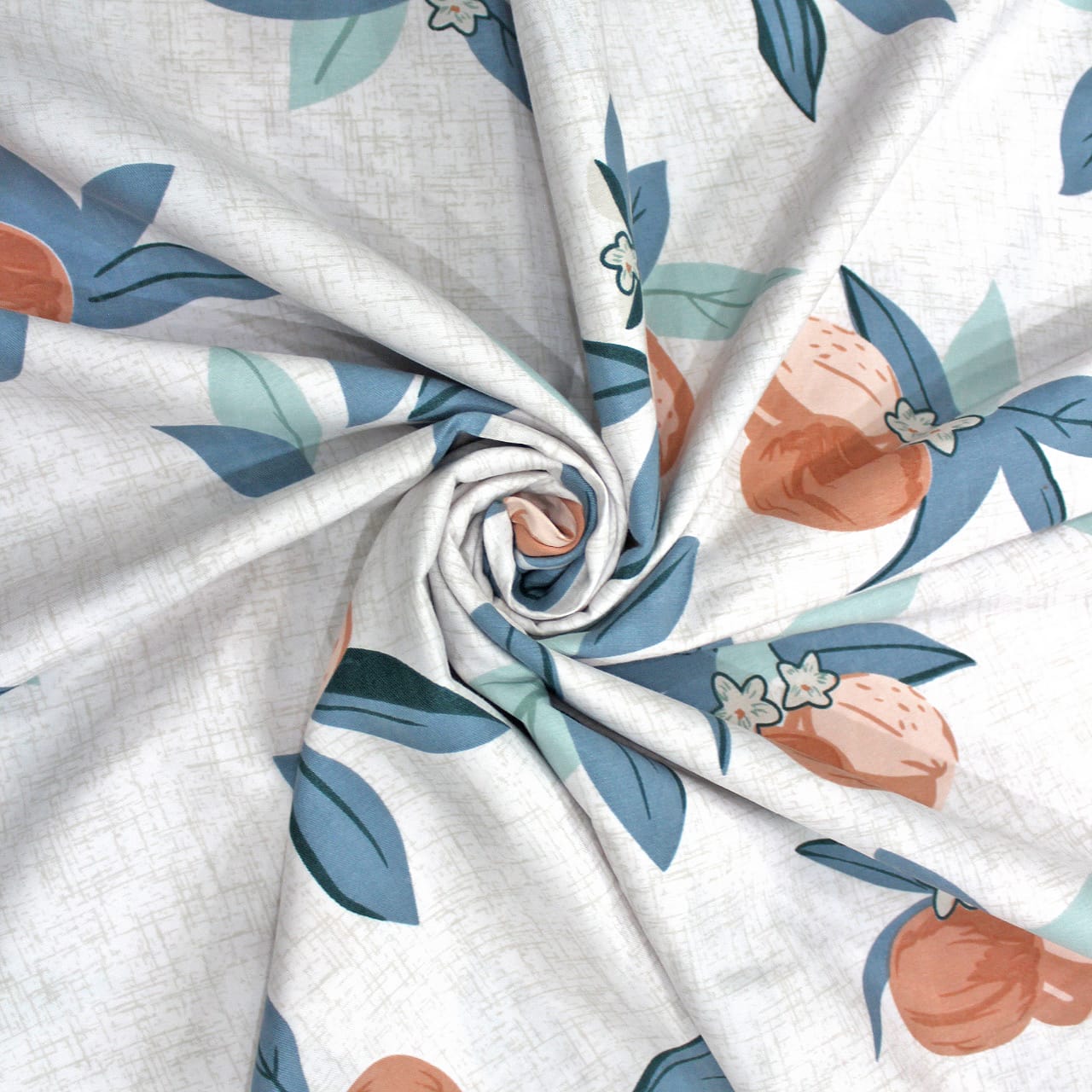 Floral Cotton Flat Bedsheet(300 TC) -Multicolor online in India