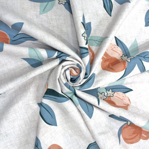 Floral Cotton Flat Bedsheet(300 TC) -Multicolor online in India