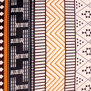 Geometrical Cotton Fitted Bedsheet(300 TC) -Multicolor online in India
