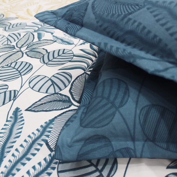 Floral Cotton Fitted Bedsheet(300 TC) -Multicolor online in India