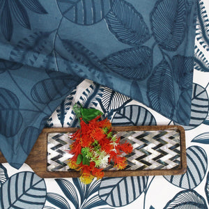 Floral Cotton Fitted Bedsheet(300 TC) -Multicolor online in India
