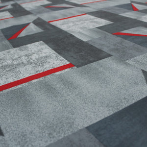 Geometrical Cotton Flat Bedsheet(300 TC) -Multicolor online in India