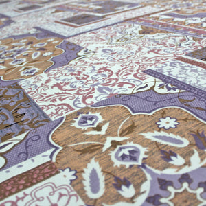 Abstract Cotton Fitted Bedsheet(300 TC) -Multicolor online in India