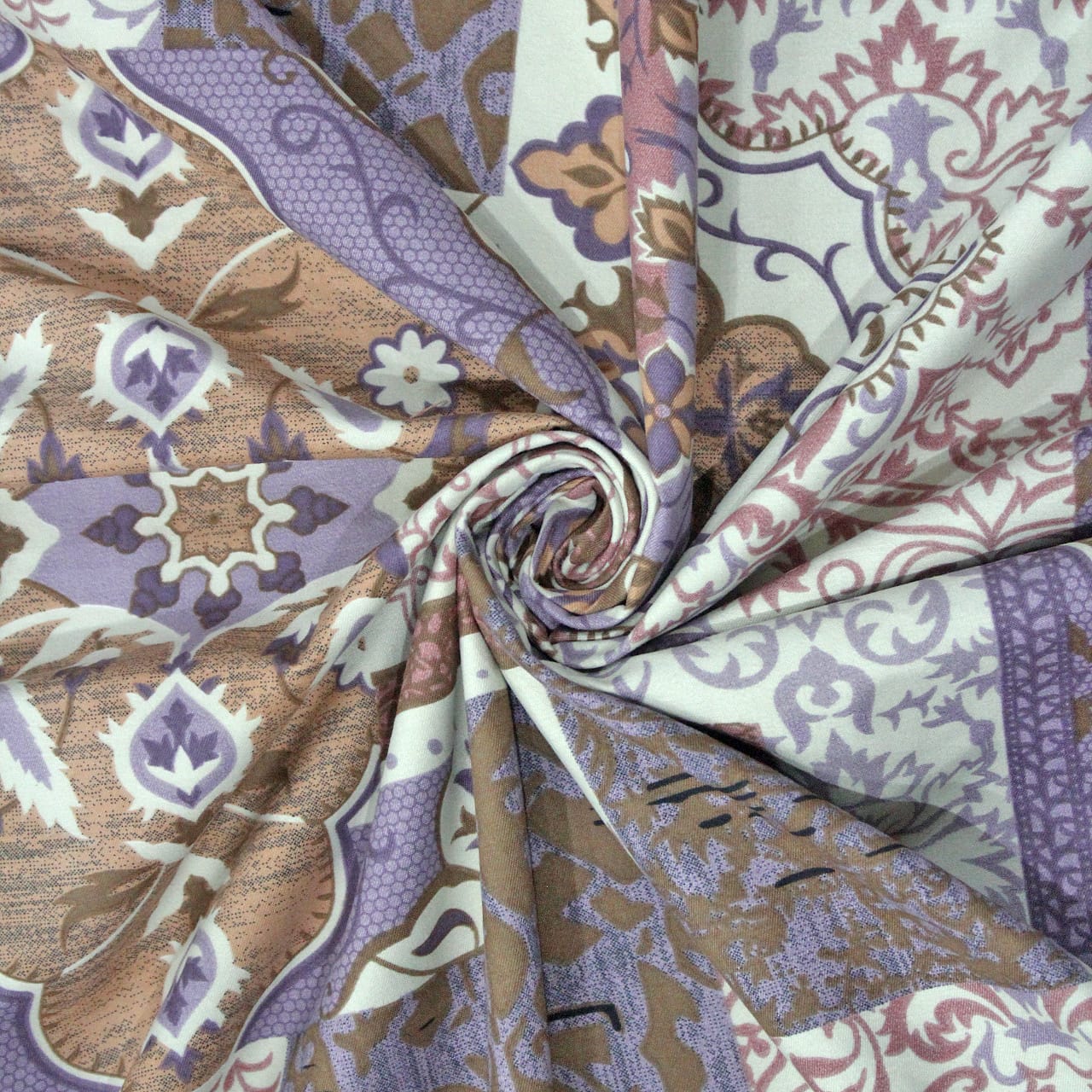 Abstract Cotton Fitted Bedsheet(300 TC) -Multicolor online in India