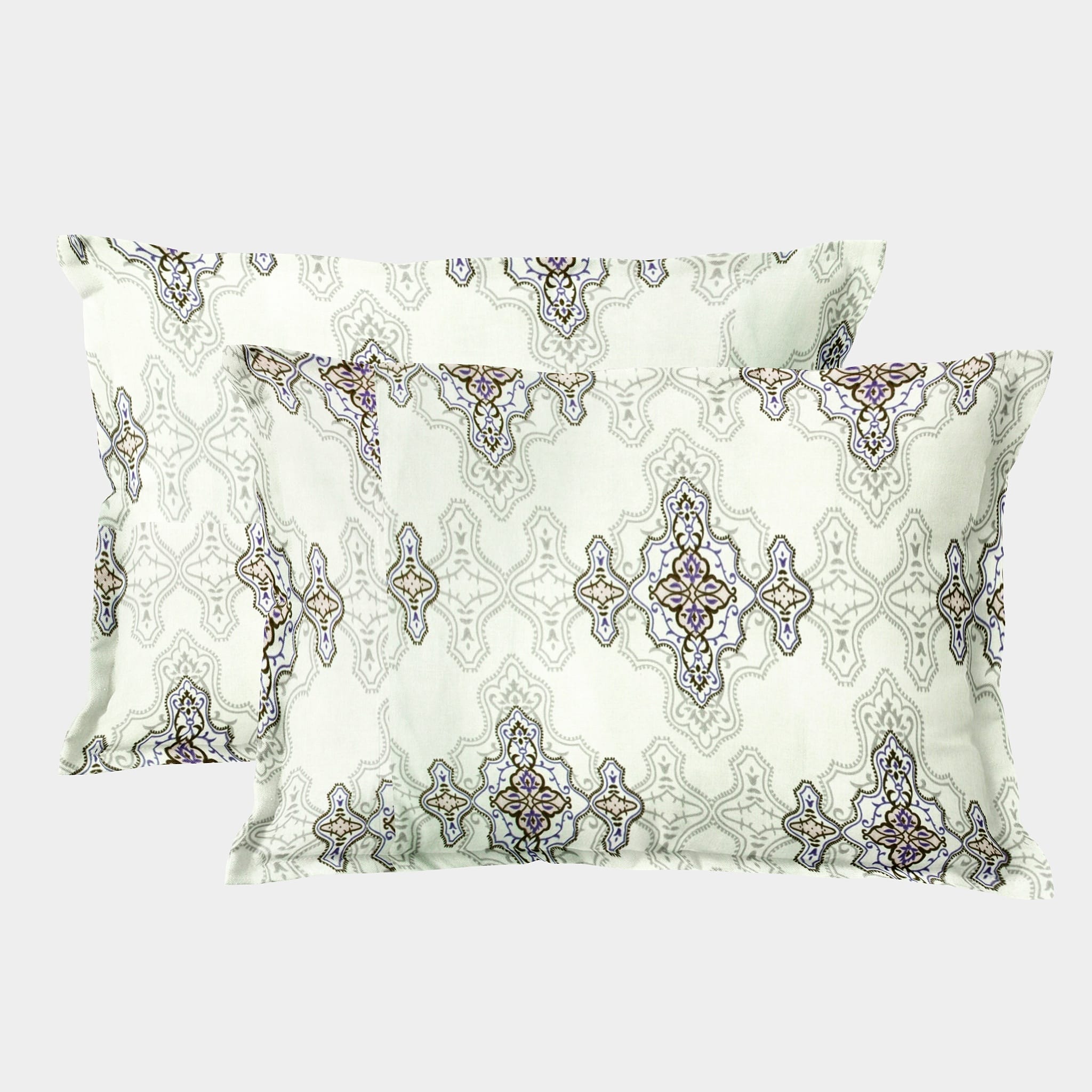 Abstract Cotton Fitted Bedsheet(300 TC) -Multicolor online in India