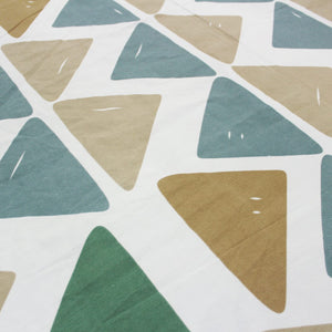 Geometrical Cotton Fitted Bedsheet(300 TC) -Multicolor online in India