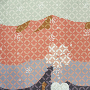 Floral Cotton Fitted Bedsheet(300 TC) -Multicolor online in India